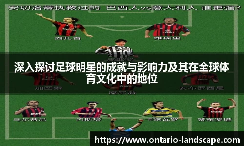 深入探讨足球明星的成就与影响力及其在全球体育文化中的地位